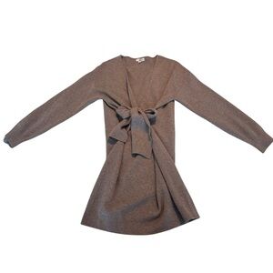 Entro Taupe Long Sleeve Dress